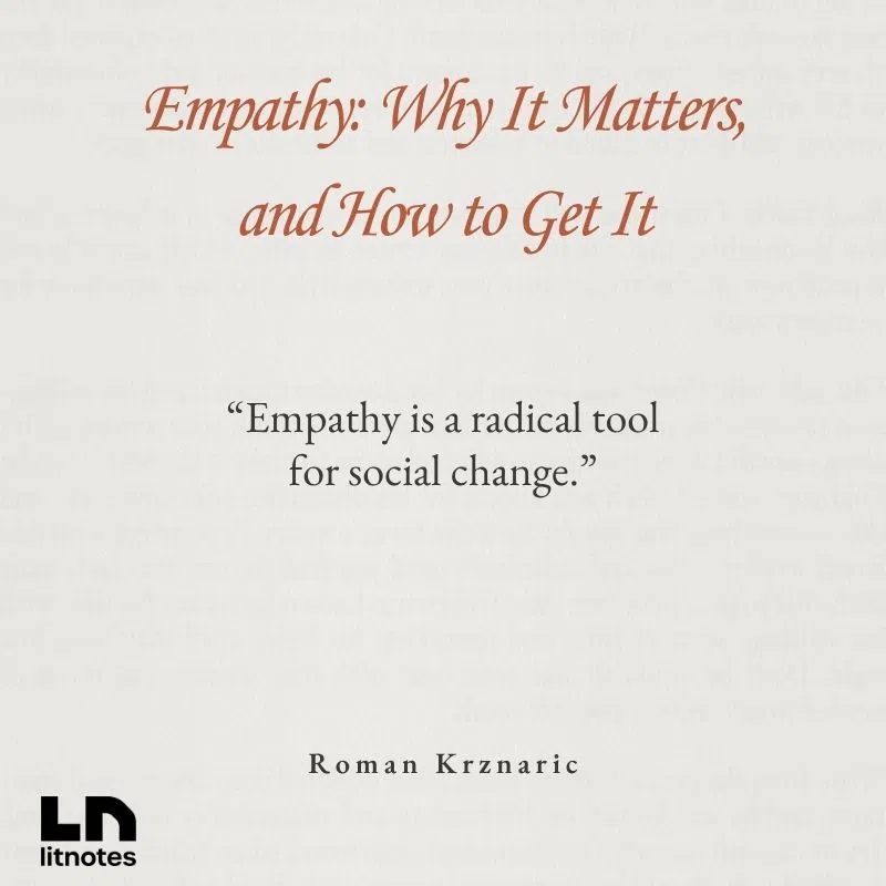  “Empathy is a radical tool for social change.”
 “You can step into someone else’s shoes without losing your own identity.”
 “Listening is the foundation of empathy.”
 “Expand your circle of concern beyond your tribe.”
 “Empathy fuels connection, not division.”