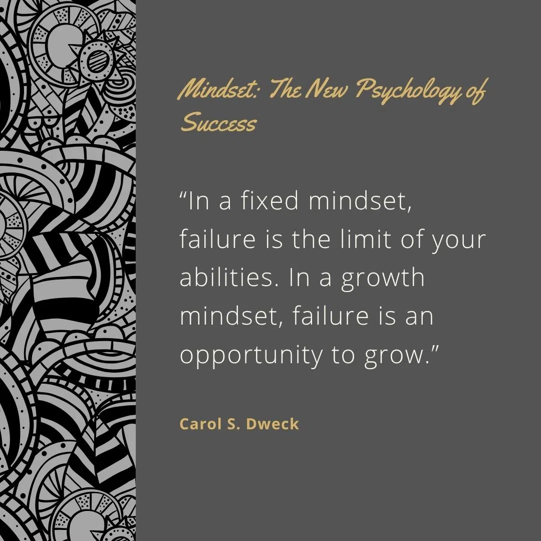 “In a fixed mindset, failure is the limit of your abilities. In a growth mindset, failure is an opportunity to grow.”
“Becoming is better than being.”
“Why waste time proving over and over how great you are when you could be getting better?”
“Every failure is a step toward success.”
“Effort is the path to mastery.”