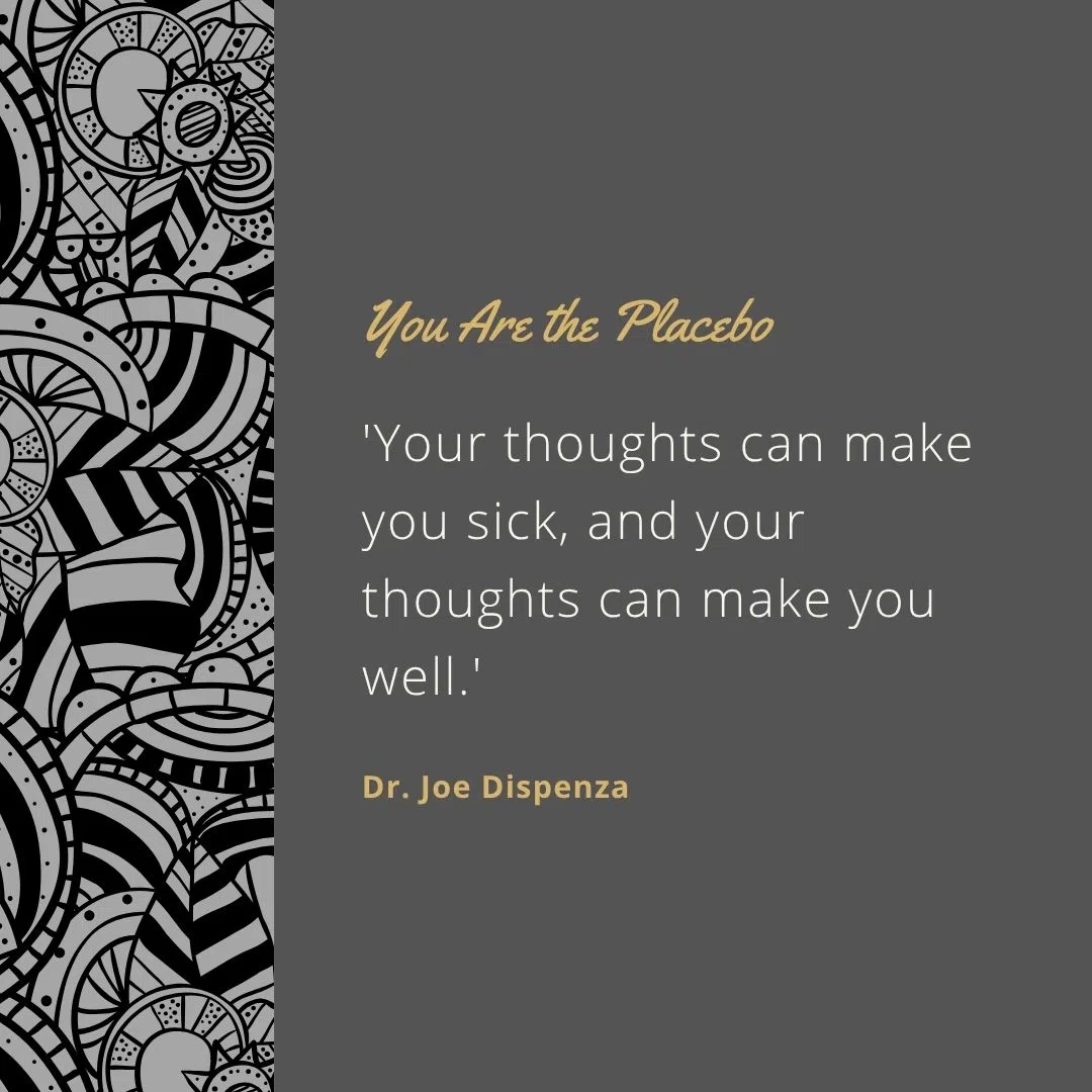  'Your thoughts can make you sick, and your thoughts can make you well.'
 'By changing your thoughts, you can change your reality.'
 'Your brain does not know the difference between what is real and what you imagine.'
 'When you believe in a future without knowing how, you are trusting the unknown.'
 'The moment you decide to change, get ready for a miracle.'